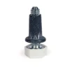 Comferut Piedino a vite ferro 6max25 c/plast. bia