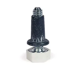 Comferut Piedino a vite ferro 6max25 c/plast. bia