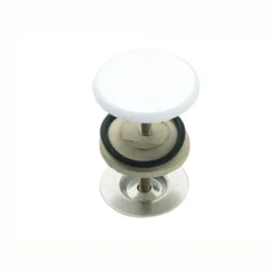 Copriforo per lavabo bianco. Ø50 mm