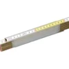 Doppiometro 2mt legno faggio bianco