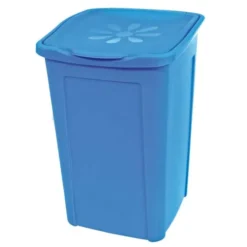 Duplast Portabiancheria margherita 50 lt 37x37x53 cm blu