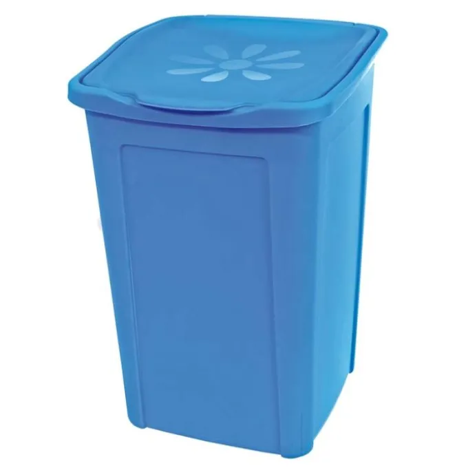 Duplast Portabiancheria margherita 50 lt 37x37x53 cm blu