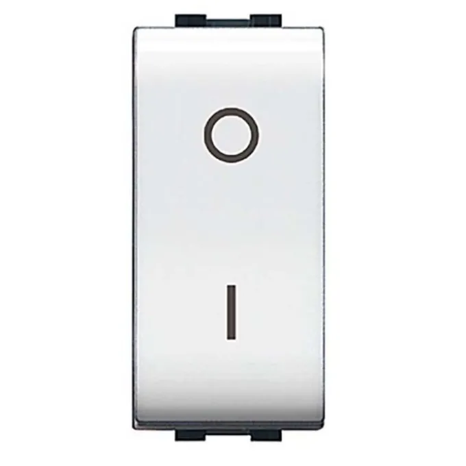 Elettrocanali Interruttore bipolare life, 16 ax, 250 v, colore bianco