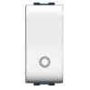 Elettrocanali Pulsante life, unipolare 16 ax, colore bianco