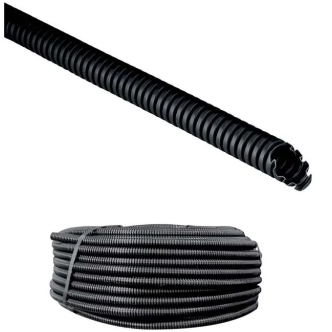 Elettrocanali Tubo corrugato nero d.20 mm 100 mt c/sonda