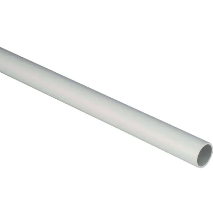 Elettrocanali Tubo rigido per impianti elettrici - diametro16mm. lunghezza 2mt. grigio