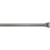 Errebi Kit bastone per tenda in ferro con supporti, d.17/20, estensibile da 160 a 300 cm, nichel