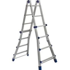Facal Scala briko blu telescopica 4+4 gradini