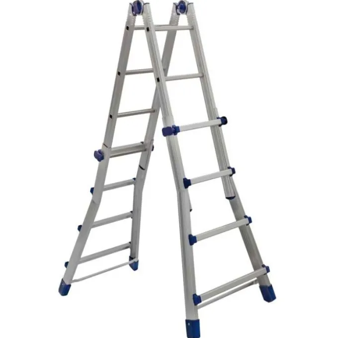Facal Scala briko blu telescopica 4+4 gradini