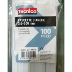 Fascette in poliammide 3.6x300mm, 100 pz