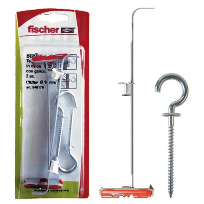 Fischer Tassello duotec s k c/gancio 2 pz.