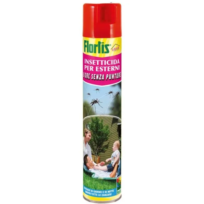 Flortis Insetticida da esterno, 8 ore senza punture, 400 ml