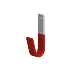 Gancio acciaio piatto rosso 87x32mm