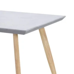 Gardenia Gardenia tavolo da giardino paros in acciaio effetto legno con piano in ceramica grigio 162x82h.74 cm