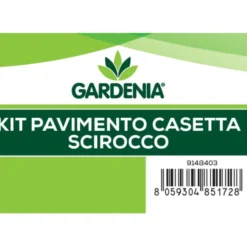 Gardenia Kit pavimento gardenia per casetta in lamiera modello scirocco