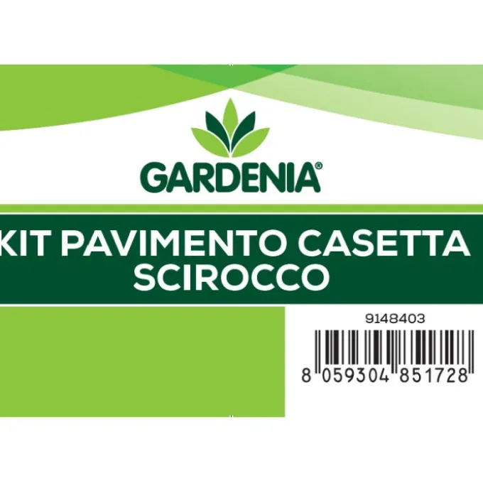 Gardenia Kit pavimento gardenia per casetta in lamiera modello scirocco