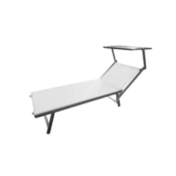Gardenia Lettino da mare 189x61xh.38 cm, bianco