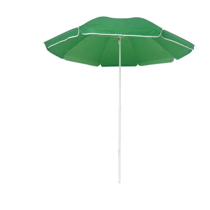 Gardenia Ombrellone Ø 180 cm, in acciaio, con 8 stecche in acciaio colore verde