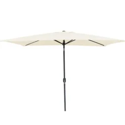 Gardenia Ombrellone GARDENIA 3x2 mt - colore bianco e beige