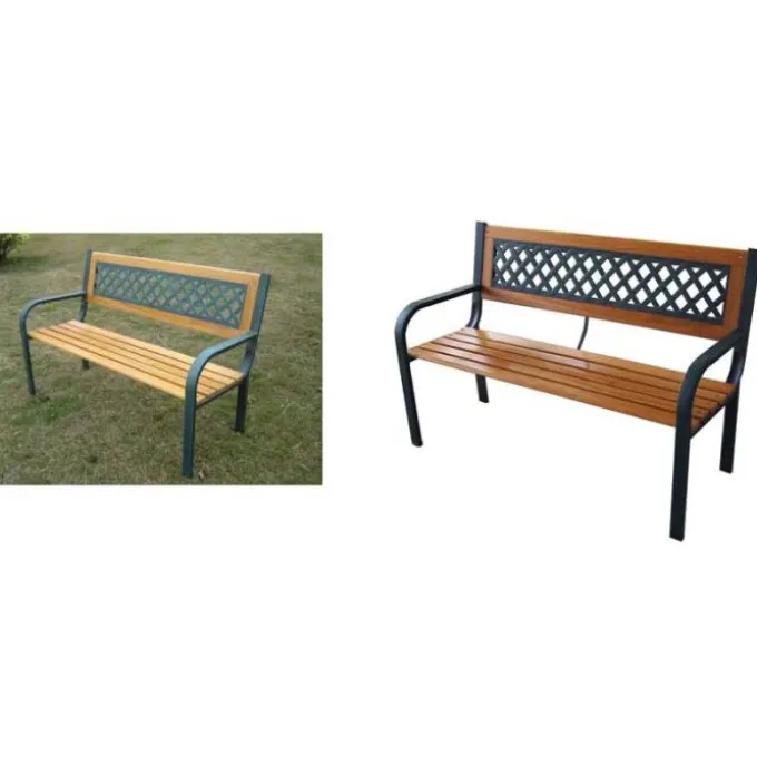 Gardenia Panchina 2 posti, in legno, 118x52xh.75 cm