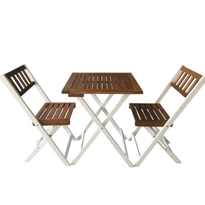 Gardenia Set bistrot boston, tavolo 60x60xh.74 cm, 2 sedie 44x51xh.83 cm