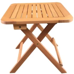 Gardenia Tavolino d'appoggio in legno amalfi, richiudibile, 45x45xh.45