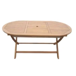 Gardenia Tavolo pieghevole in acacia 160x85x75 cm