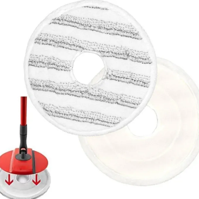 Gloxy 2 panni ricambio spin mop rotante cod. 9230864