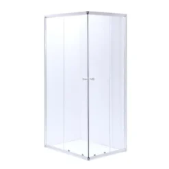 Idrak Box doccia modello altea, vetro in cristallo trasparente 4 mm, 70x90xh.185 cm