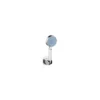 Idrak Doccetta 5 getti abs cromo/blu Ø 100mm