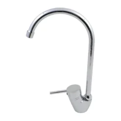 Idrak Rubinetto erica, miscelatore per cucina, cartuccia 40 mm, finitura cromata