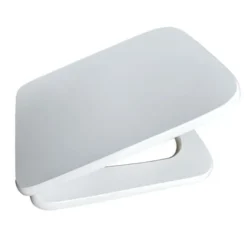 Idrak Sedile wc idrak mdf conca, bianco cerniere inox