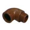 Idrobric gomito 90° in pp marrone Ø 3/4 mf