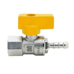 Idrobric Rubinetto portagommx gas liq.da 1/2 f