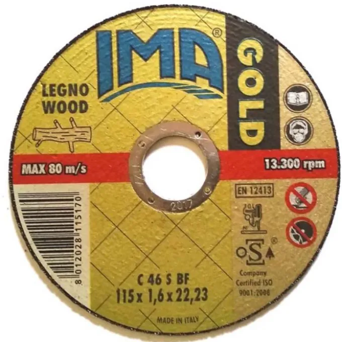 Ima abrasivi Disco gold 115x1,6x22 mm, per legno