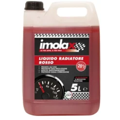 Imolax Liquido radiatore imolax -20° rosso, protezione ebollizione e corrosione, conf.5 litri, prodotto in italia