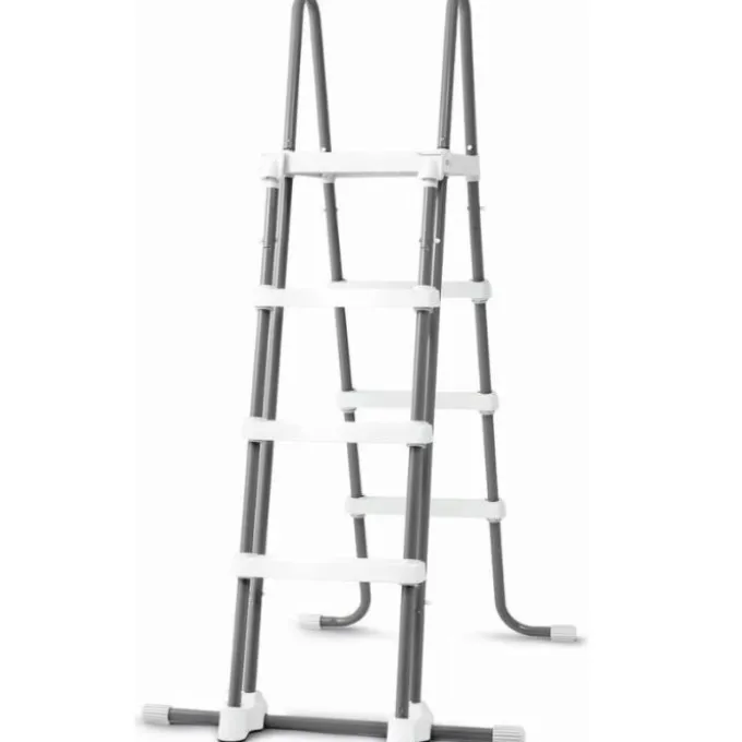 Intex Piscina fuori terra frame prisma greywood, Ø 457x122 cm, effetto legno grigio