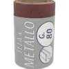 Iq2 tools Carta abrasiva, minirotolo 2 mt, grana 80