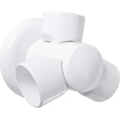K design Snodo multifunzionale in plastica bianco