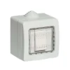 Kit - deviatore in custodia ip55 1 mod