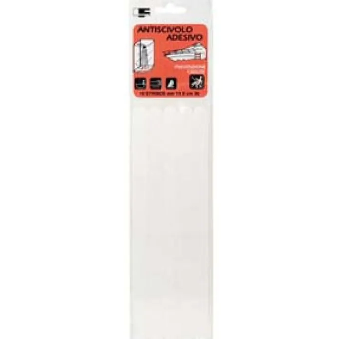 Letterfix Striscia antiscivolo adesiva bianco 19x300 mm, confezione 5 pezzi