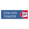 Letterfix Targhe logofix metal blu 6x18zona non fumat.n.754