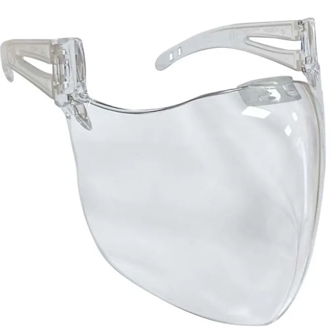 Maschera protettiva in policarbonato, trasparente