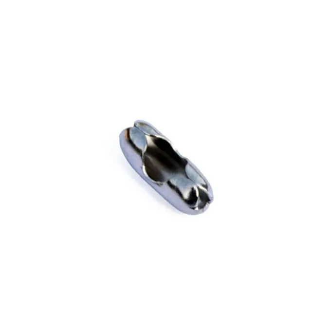 Masidef Giunzione a bastoncino per catenella a pallini da Ø 3,6 mm, nichelato - 10 pz.