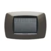 Master Modo placca 3 posti grigio antracite