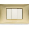 Master Placca 3 moduli mix oro karat