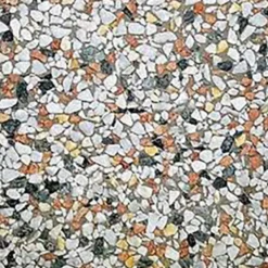 Mattonella in graniglia di marmo, grigio color mix, 40x40xh.3,8 cm
