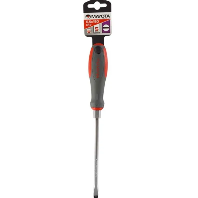 Mayota Cacciavite a taglio 6,5x150 cr-v esagonale