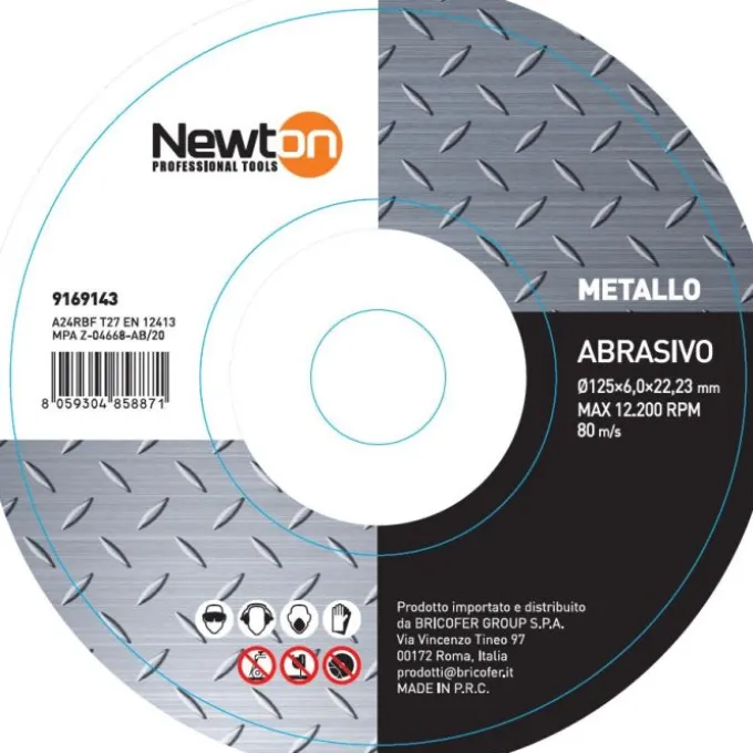 Mayota Disco abrasivo 125x6.0x22.23 per metallo t27