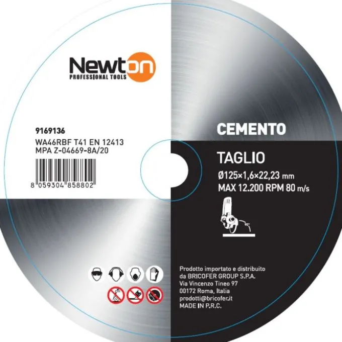 Mayota Disco da taglio 125x1.6x22.23 per acciaio inox t41